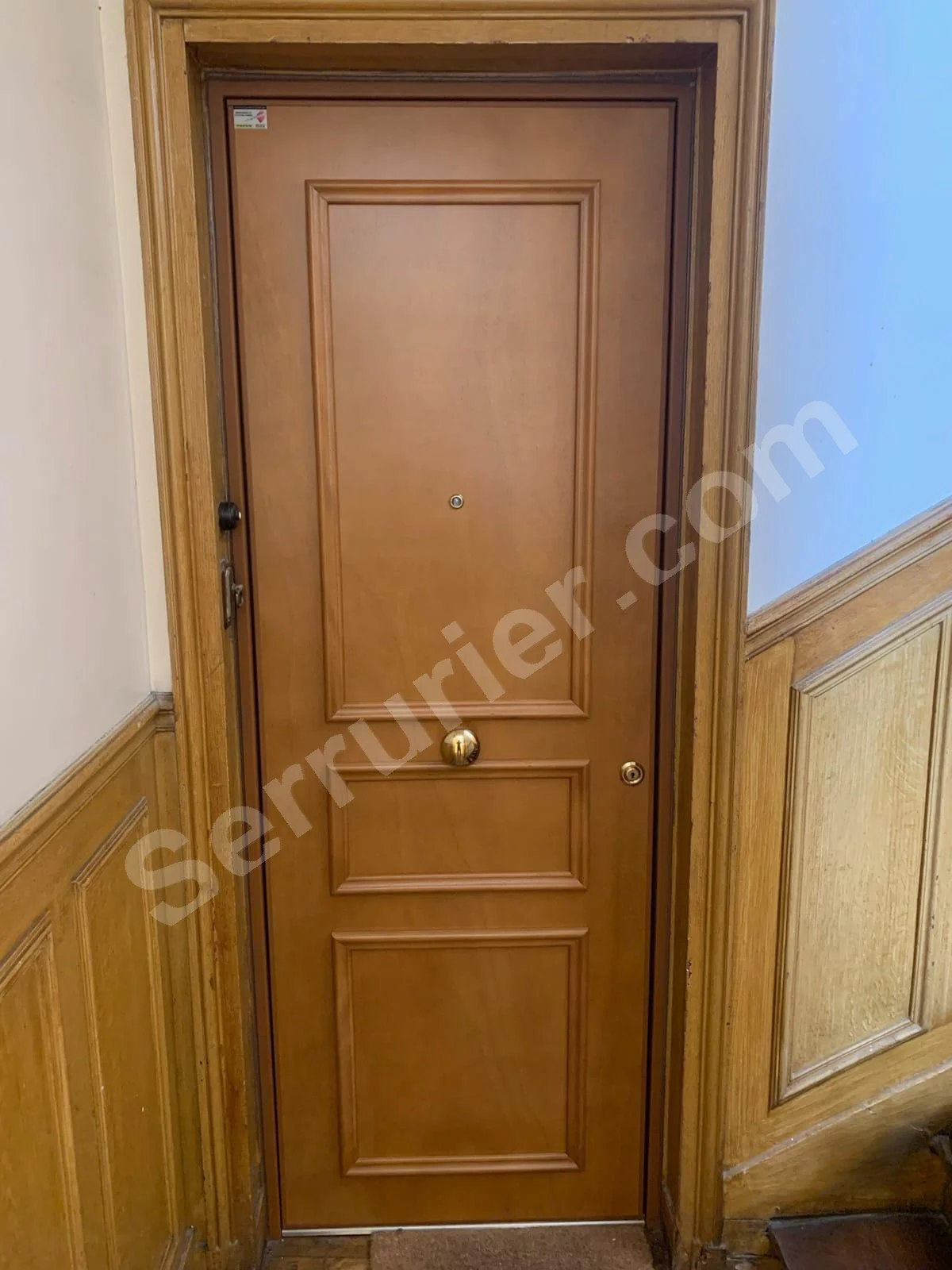 Porte blindée Picard Diamant 20 mouluré 3 panneaux ST Ouen 93